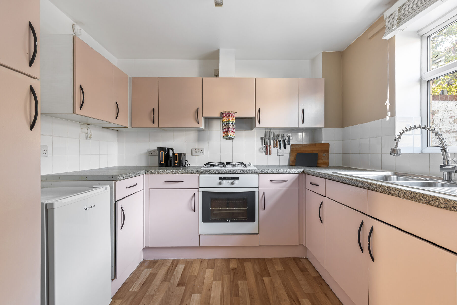 Kitchen in an Islington short stay property